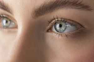 Close up portrait of a woman's eyes